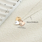 Preorder: Custom Engraved Heart Charm Necklace