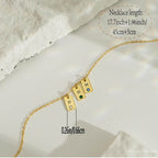 PREORDER: Personalized  Initial Birthstone Necklace