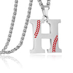 RERUN: Baseball Initial Pendant Necklace