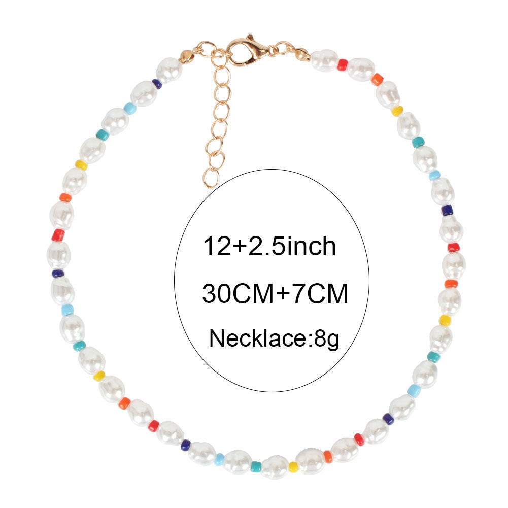 Preorder: Pearl Pop Rainbow Beaded Necklace