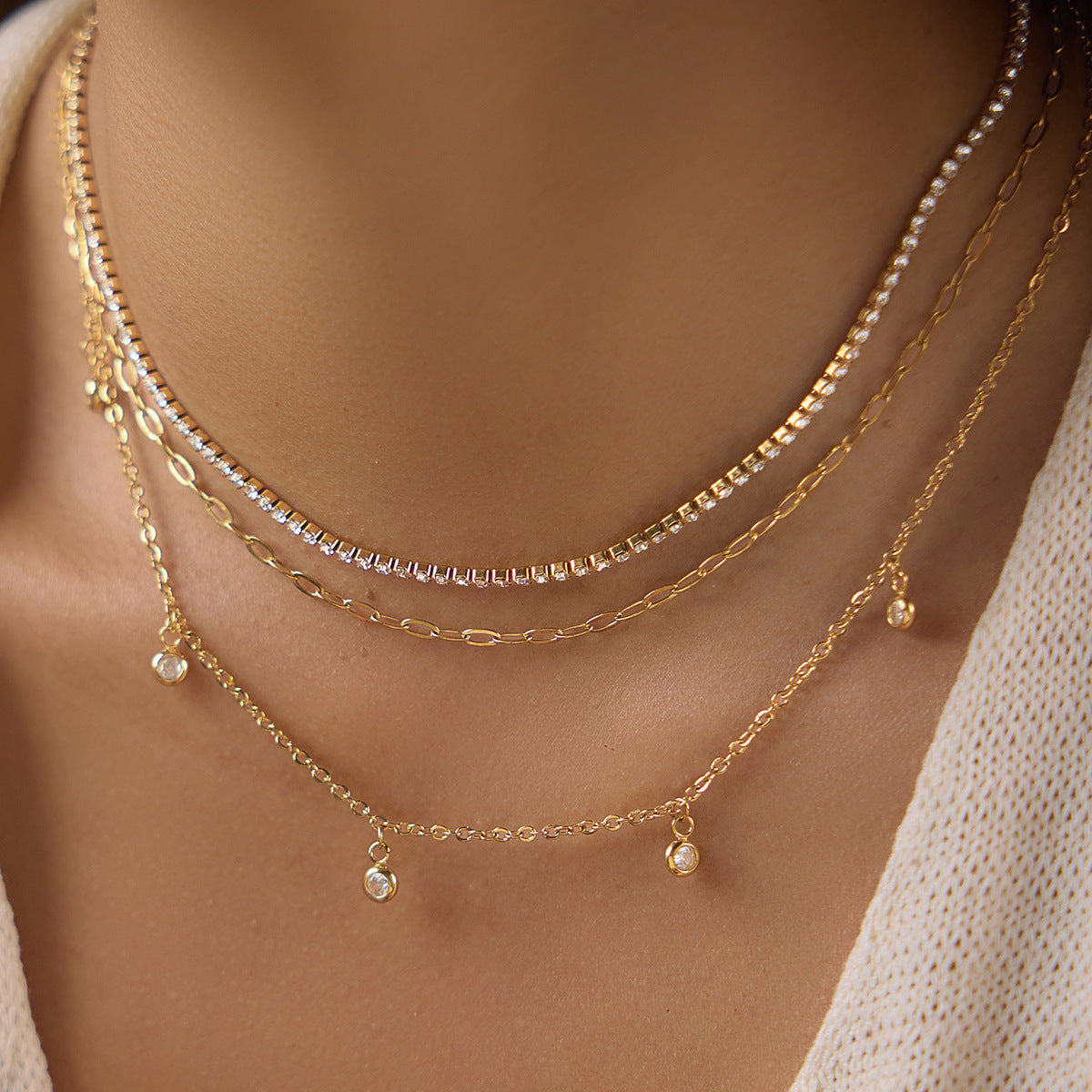 Preorder: Luxe Layered Crystal Necklace