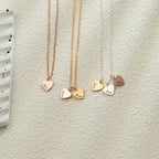 Preorder: Custom Engraved Heart Charm Necklace