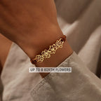 Preorder: Birth Flower Wrap Bracelet