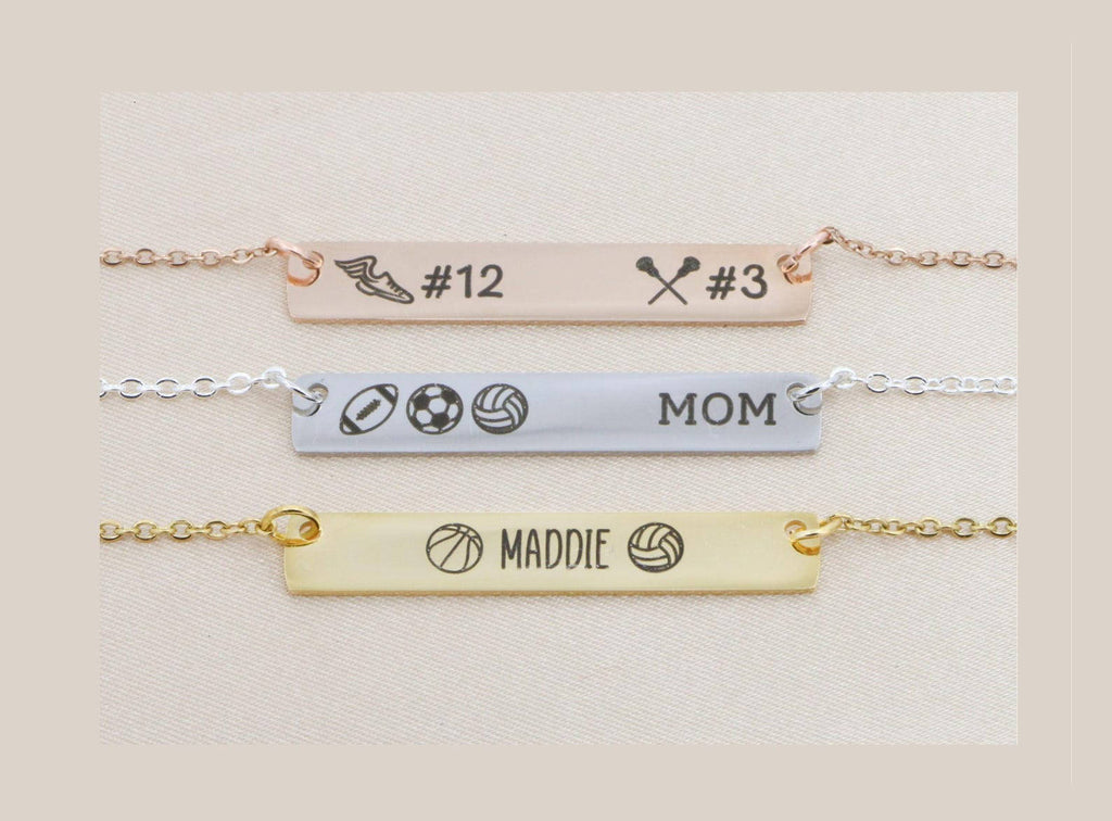 PREORDER: Completely Custom Text Bar Necklace