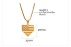 PREORDER: Faith & Freedom Home Plate Necklace