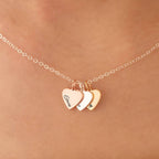 Preorder: Custom Engraved Heart Charm Necklace