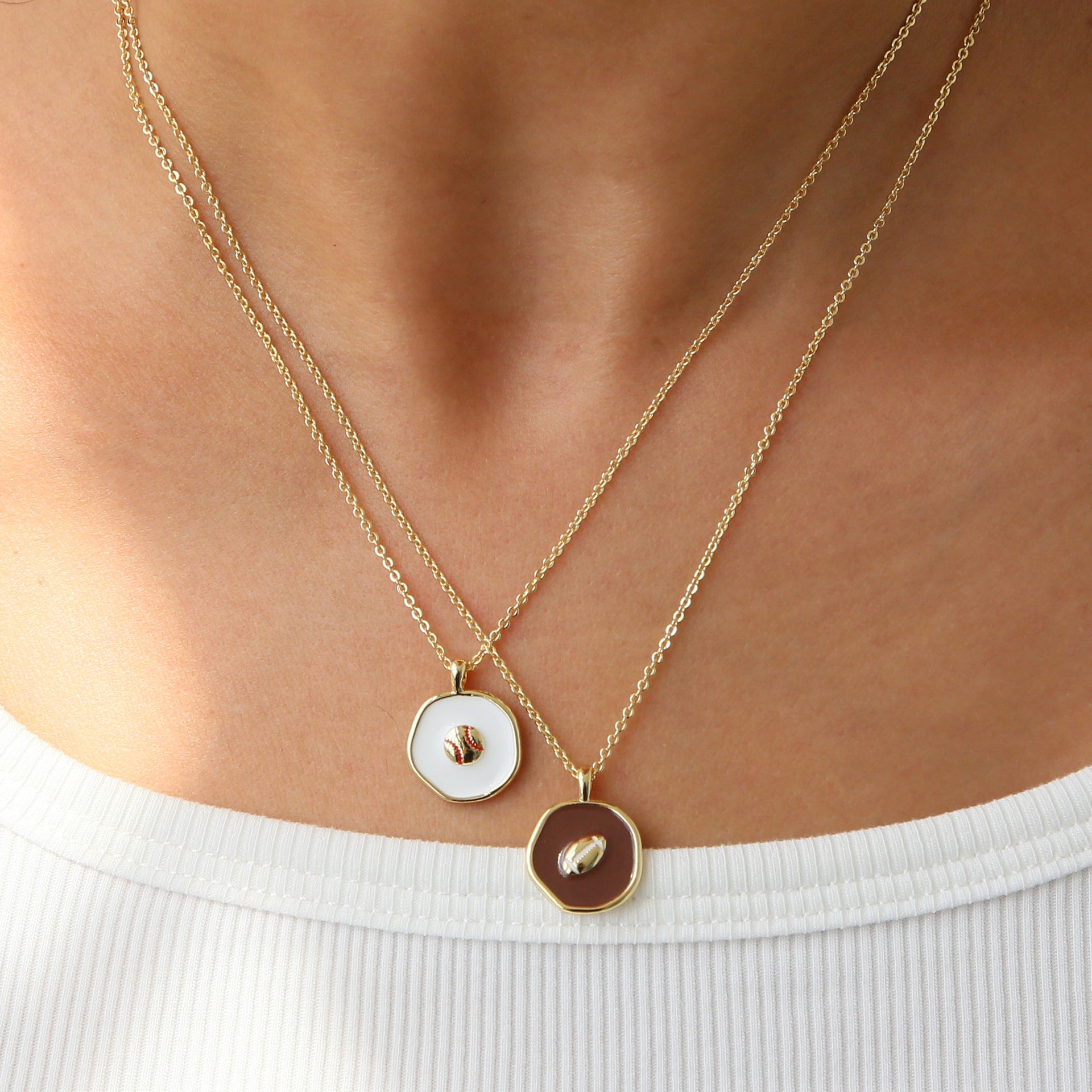 PREORDER: Color Pop Sports Charm Necklace