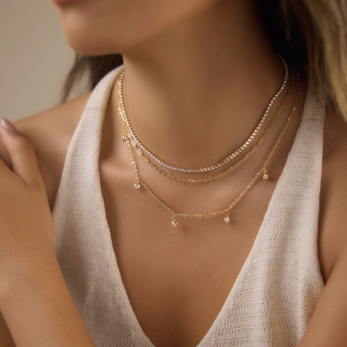 Preorder: Luxe Layered Crystal Necklace