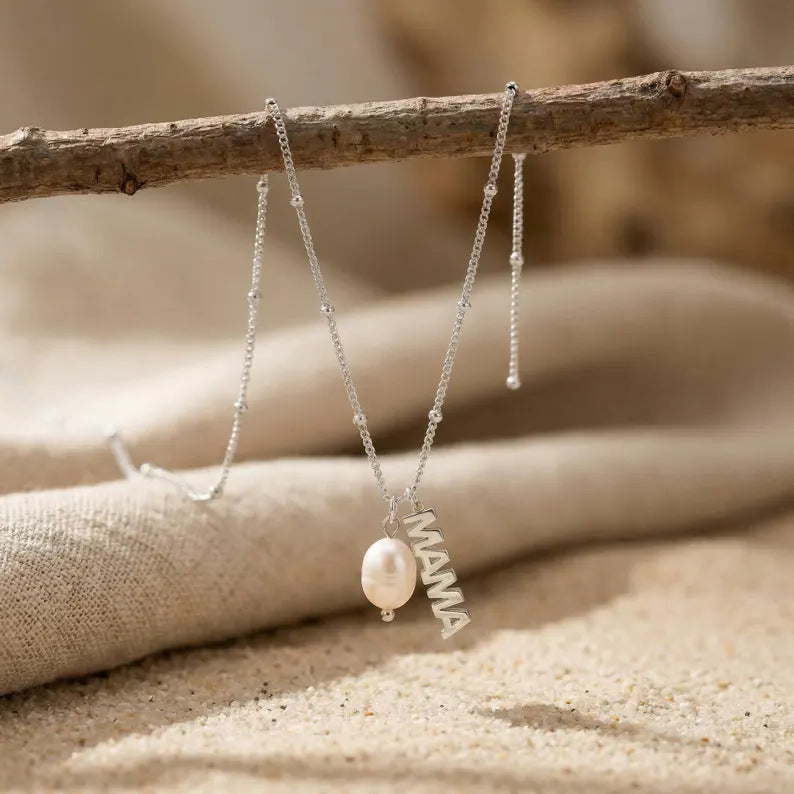 Preorder: Mama Pearl Necklace