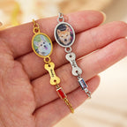 Preorder: Custom Pet Photo & Name Birthstone Bracelet