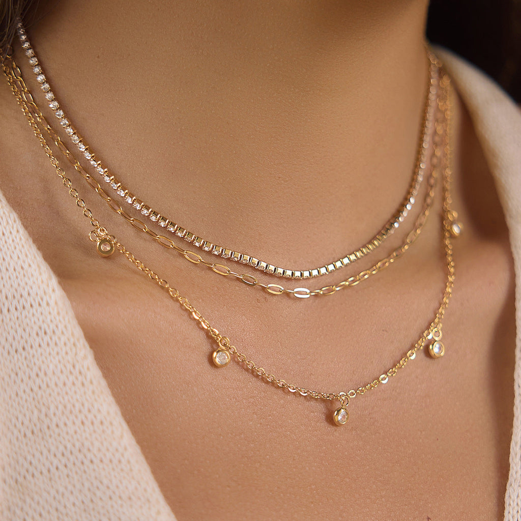Preorder: Luxe Layered Crystal Necklace