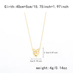 Bow and Heart Necklace
