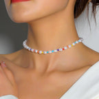 Preorder: Pearl Pop Rainbow Beaded Necklace