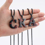 RERUN: Baseball Initial Pendant Necklace