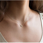 Stainless Dainty Initial Necklace- GOLD N