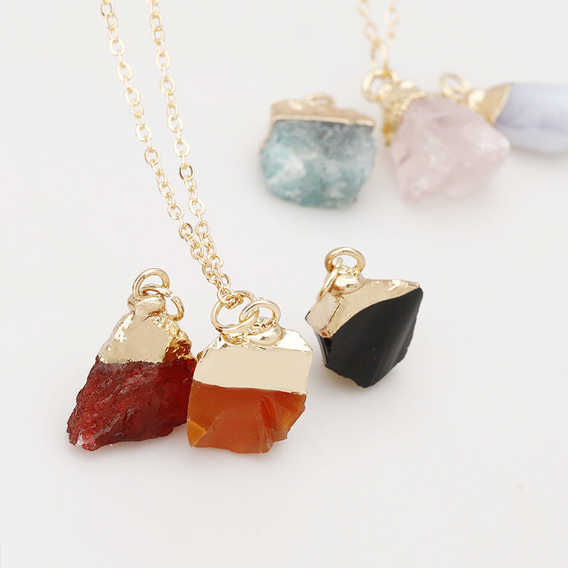 Zodiac Gemstone Charm Necklace