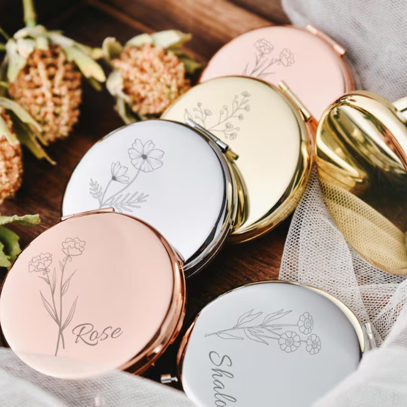 PREORDER: Personalized Engraved Compact Mirror
