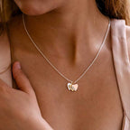 Preorder: Custom Engraved Heart Charm Necklace