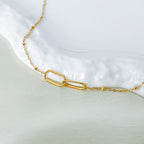 Chain Link Pendant Necklace