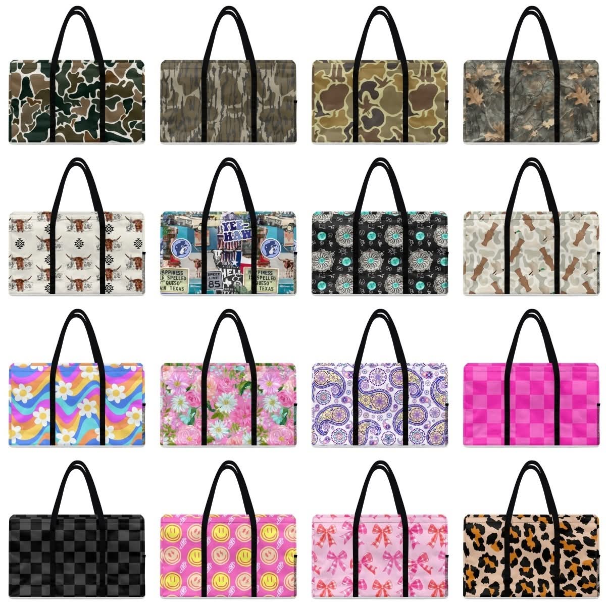 Preorder: custom Print carry all utility tote