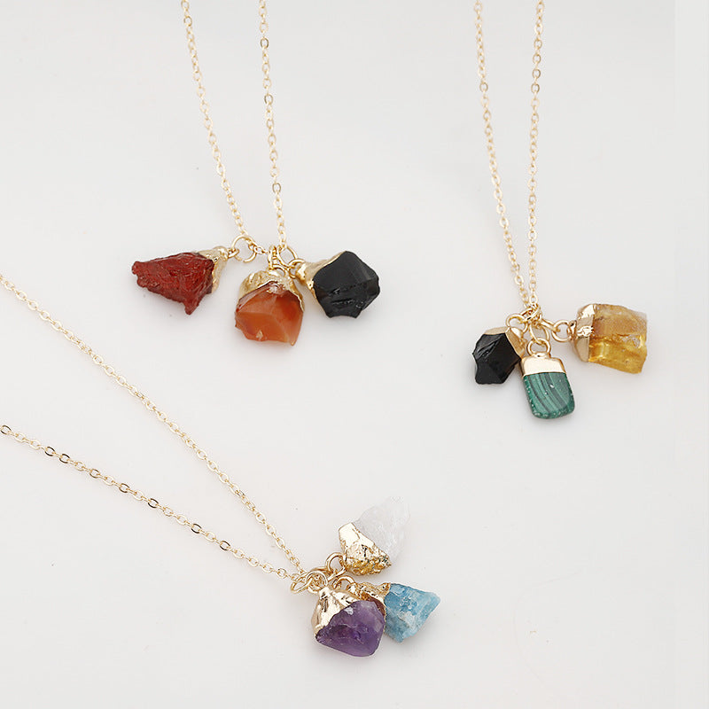 Zodiac Gemstone Charm Necklace