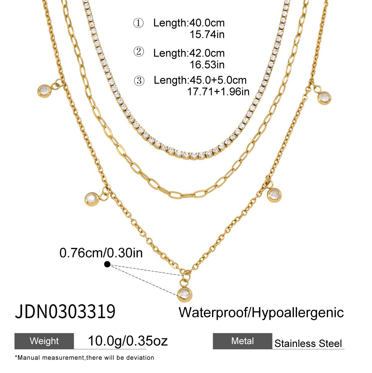 Preorder: Luxe Layered Crystal Necklace