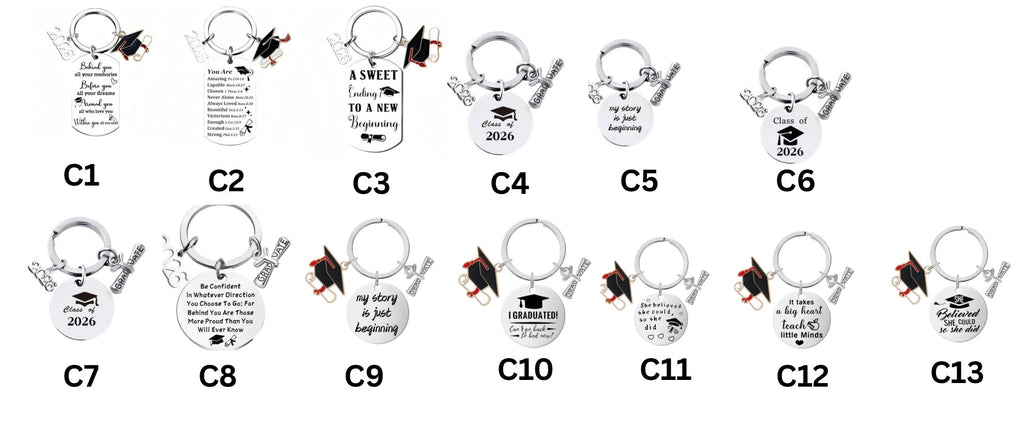 PREORDER: Inspirational Graduation Keychain