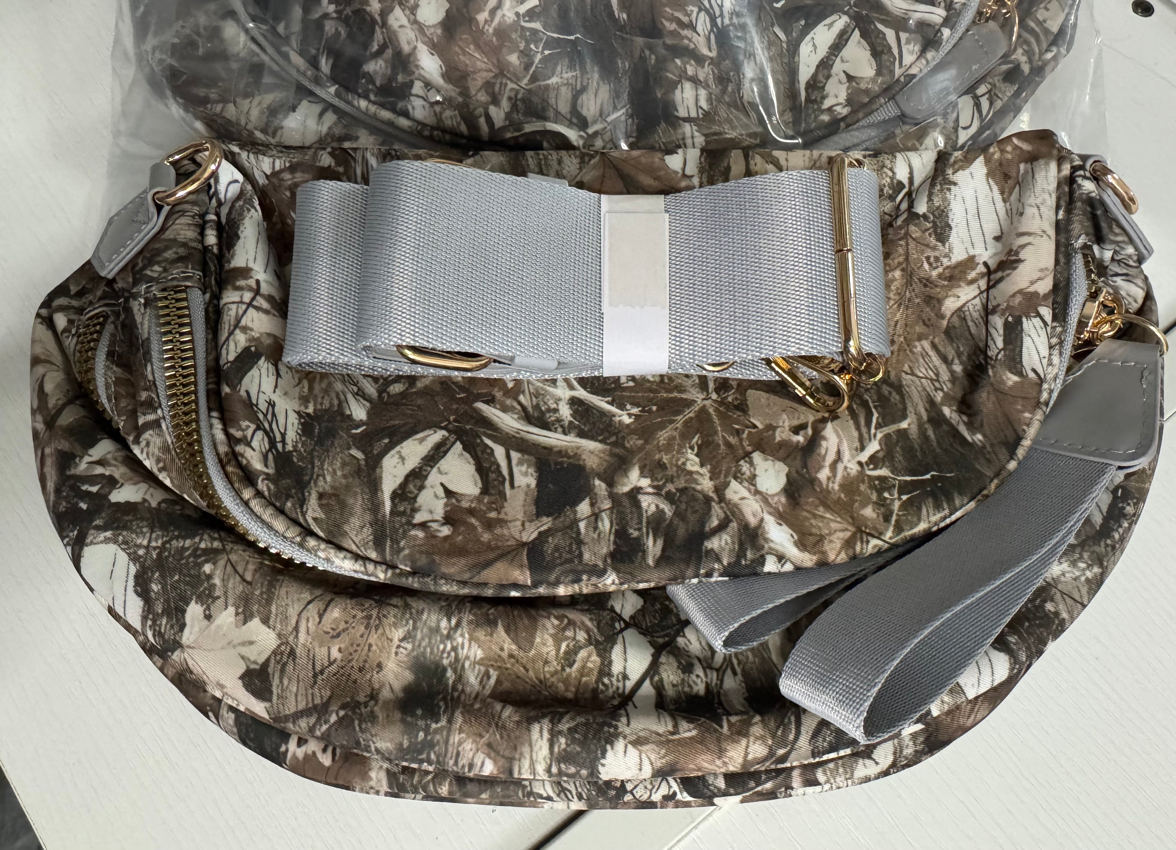 Camo Oversized Bum Bag