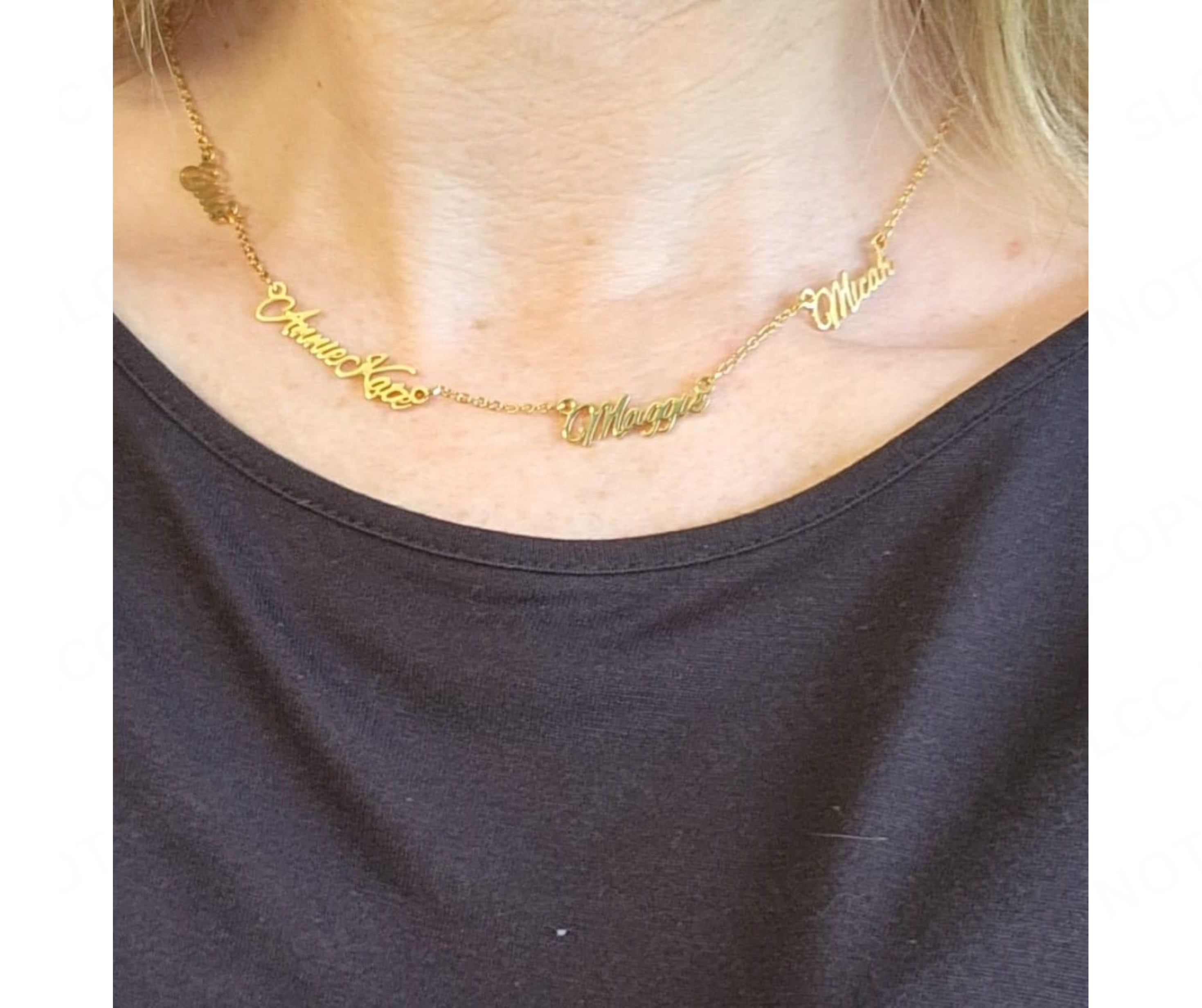 *Custom Multi-Name Necklace*