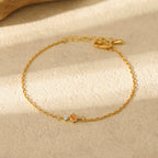 PREORDER: Delicate Birthstone Charm Bracelet