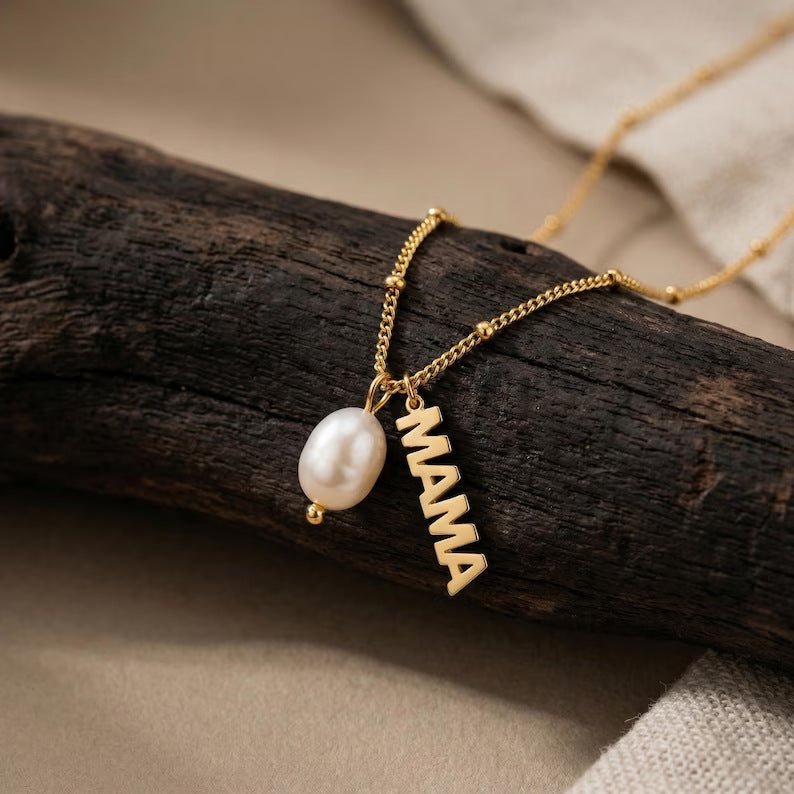 Preorder: Mama Pearl Necklace