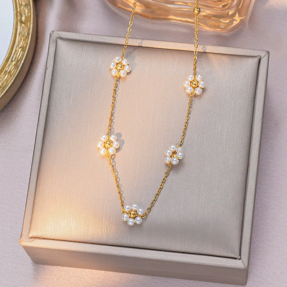 Preorder: Pearl Blossom Jewelry Set