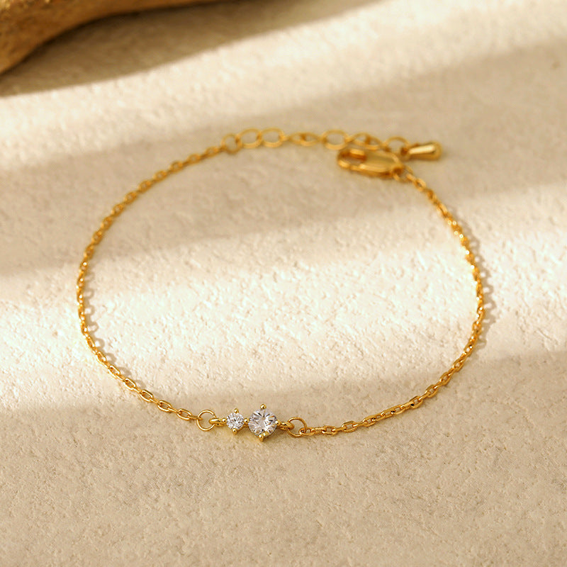 PREORDER: Delicate Birthstone Charm Bracelet