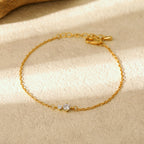 PREORDER: Delicate Birthstone Charm Bracelet