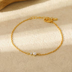 PREORDER: Delicate Birthstone Charm Bracelet
