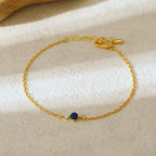 PREORDER: Delicate Birthstone Charm Bracelet