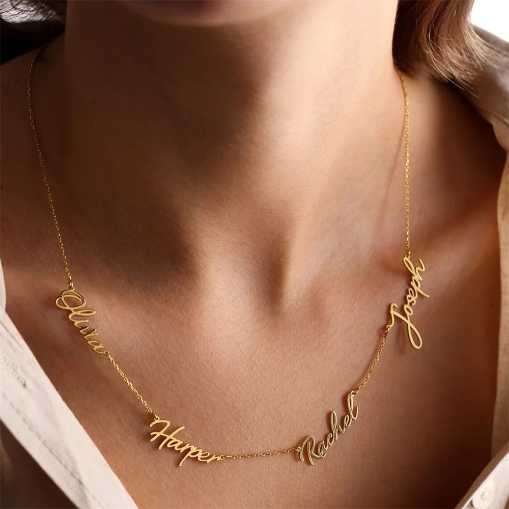 *Custom Multi-Name Necklace*
