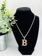 RERUN: Baseball Initial Pendant Necklace
