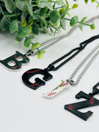 RERUN: Baseball Initial Pendant Necklace