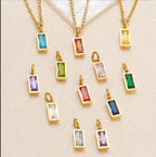 PREORDER: Minimalist Birthstone Necklace