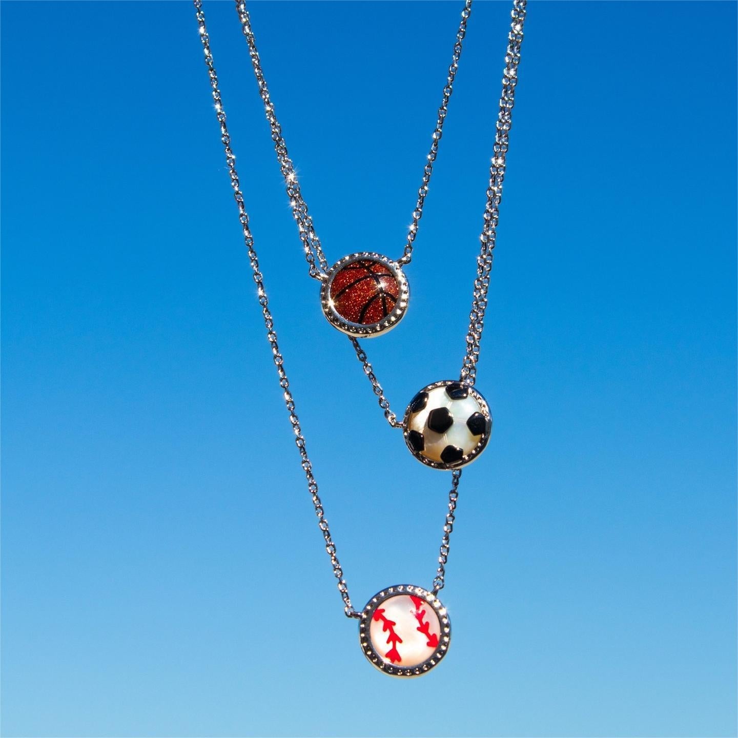 PREORDER: Dainty Sports Ball Necklace Collection
