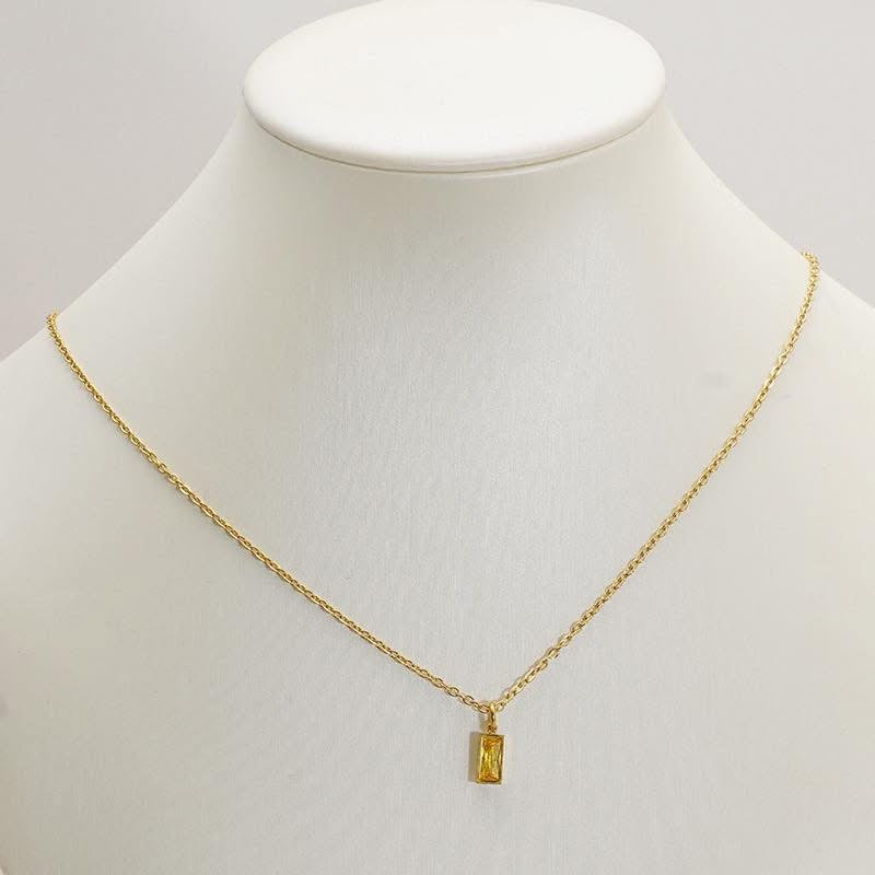 PREORDER: Minimalist Birthstone Necklace