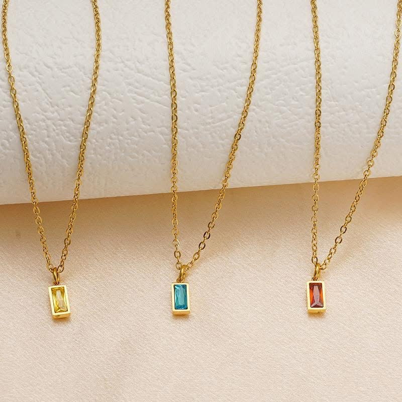 PREORDER: Minimalist Birthstone Necklace