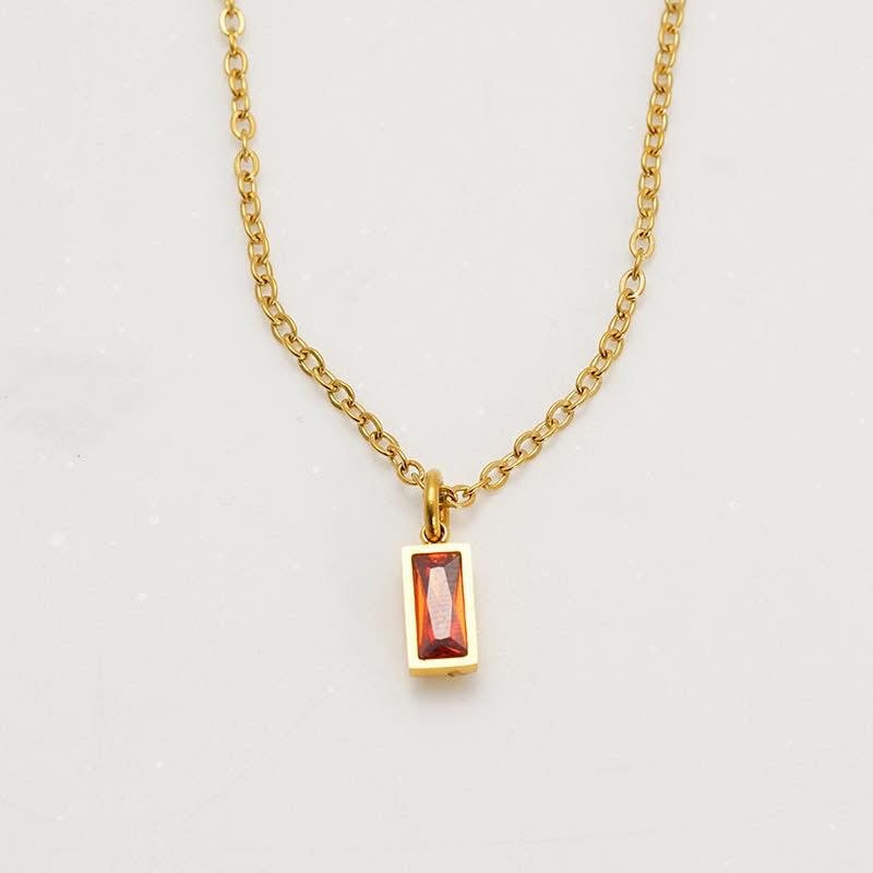 PREORDER: Minimalist Birthstone Necklace