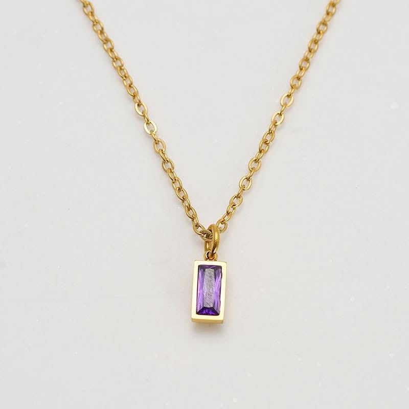 PREORDER: Minimalist Birthstone Necklace