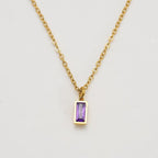 PREORDER: Minimalist Birthstone Necklace