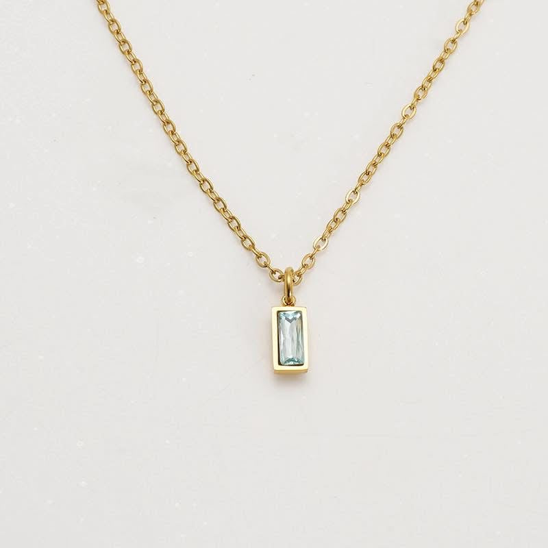 PREORDER: Minimalist Birthstone Necklace