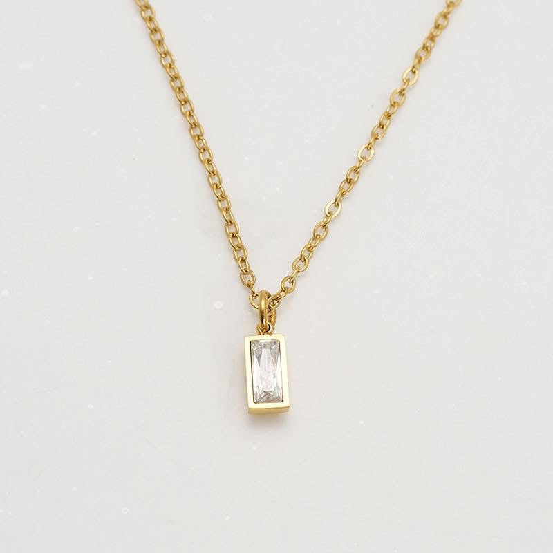 PREORDER: Minimalist Birthstone Necklace