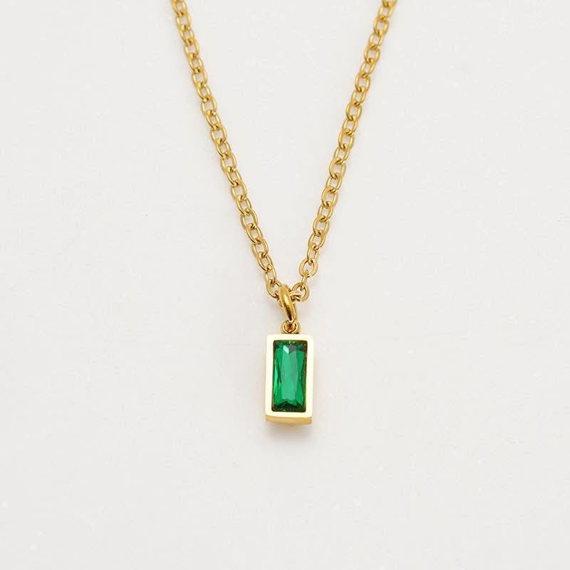PREORDER: Minimalist Birthstone Necklace