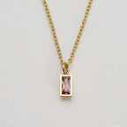 PREORDER: Minimalist Birthstone Necklace